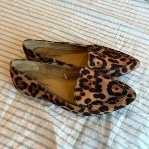 Time and Tru leopard print ballet flats